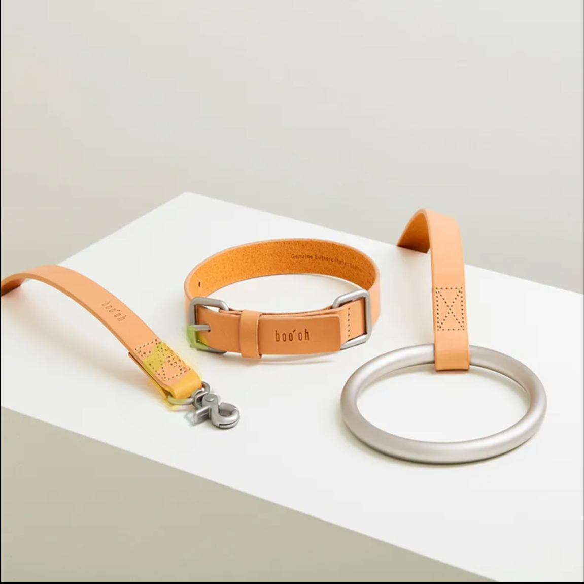 Luxury Leather Pet Collar & Leash Set - Kimbowny Petstore