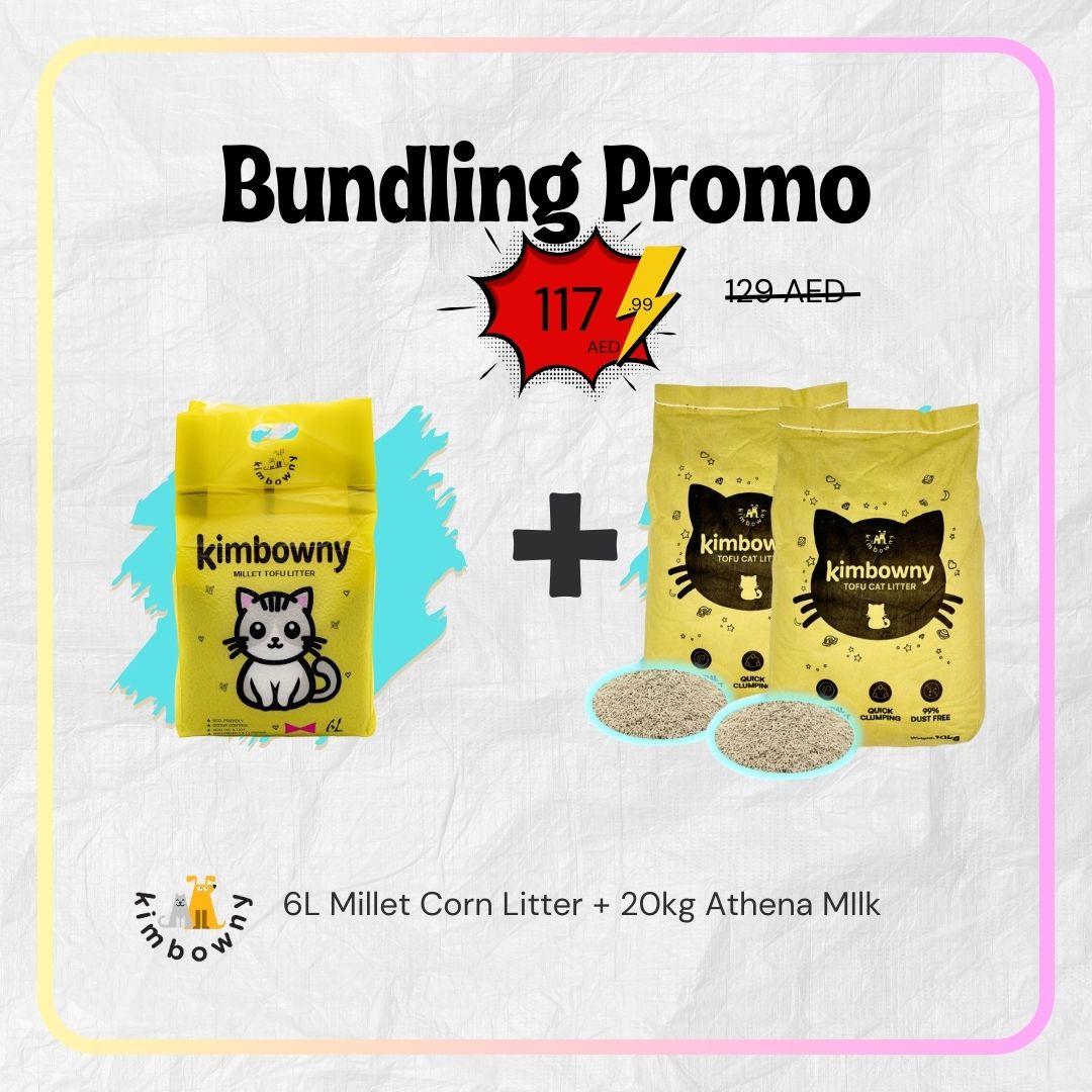 6L Millet + 20Kg Athena Tofu Cat Litter