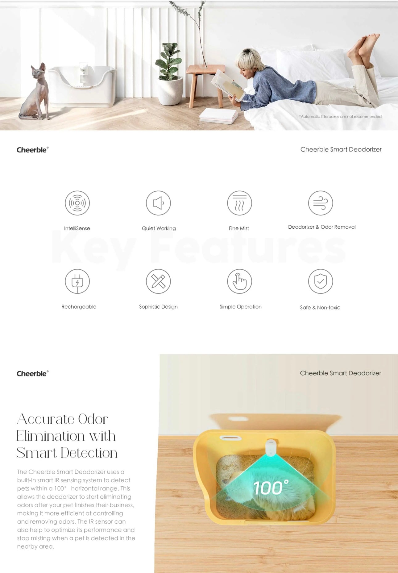 Cheerble Smart Pet Deodorizer - Kimbowny Petstore