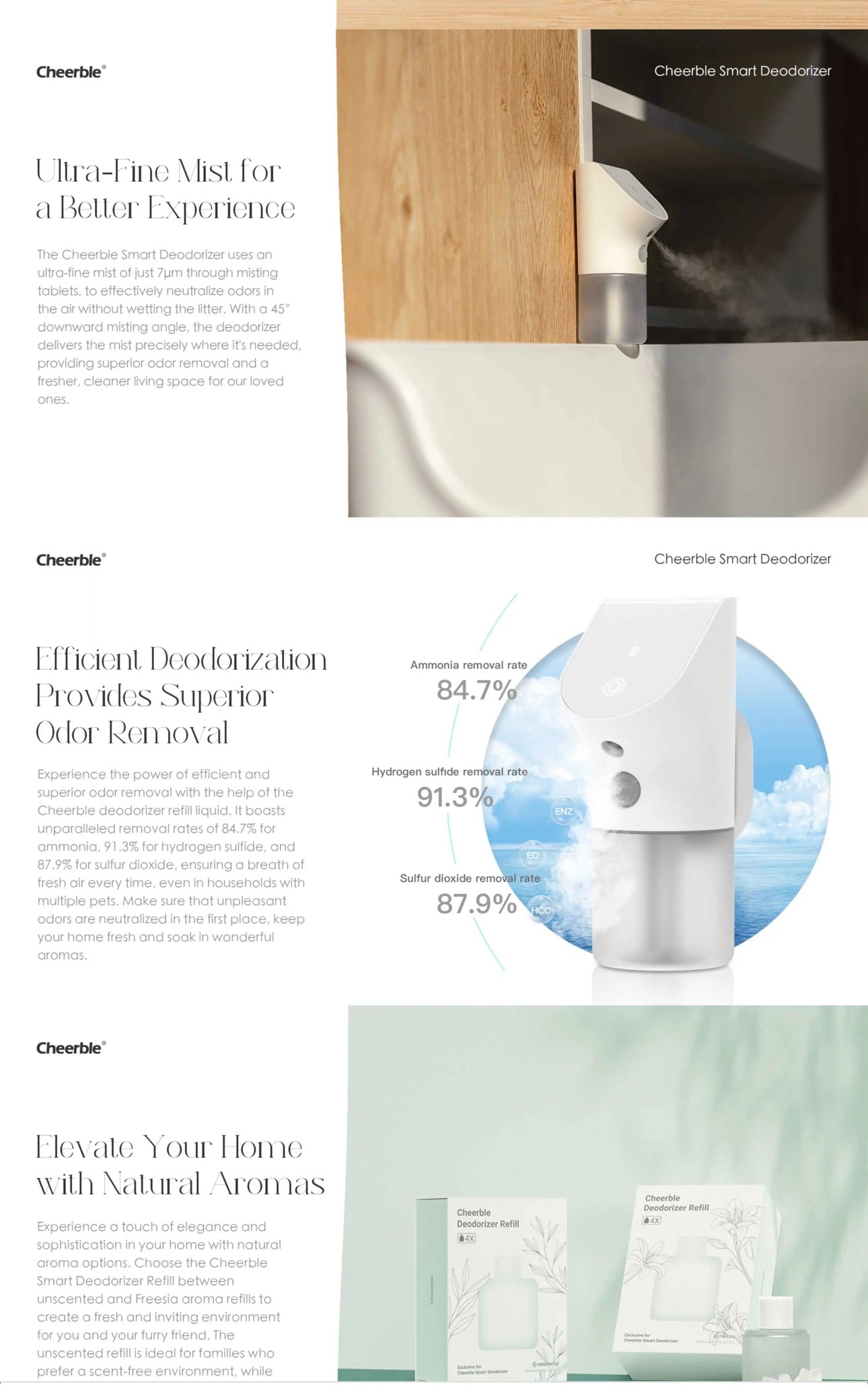 Cheerble Smart Pet Deodorizer - Kimbowny Petstore