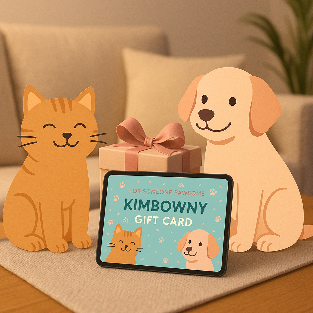 Kimbowny E-Gift Card Perfect Gift for Cat & Dog Lovers in UAE