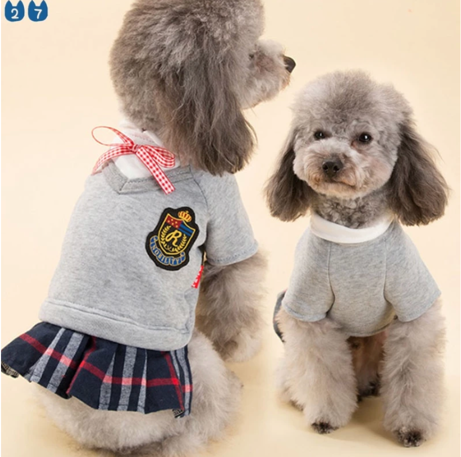 Pet School Uniform Outfit - Kimbowny Petstore