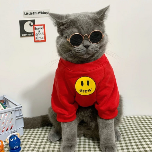Smiley Face Pet Sweatshirt - Kimbowny Petstore