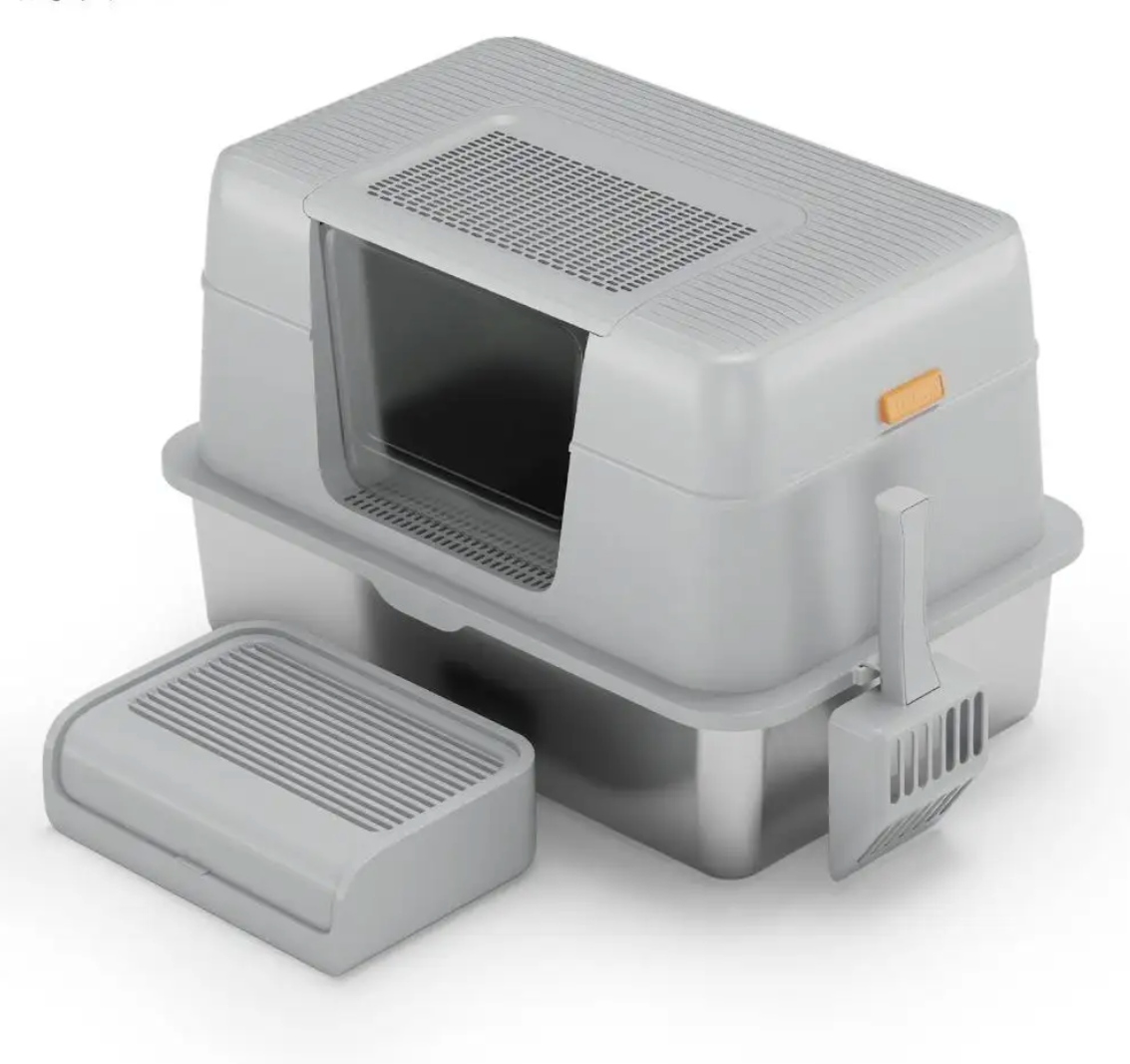 Stainless Litterbox XL (60x40x40) - Kimbowny Petstore