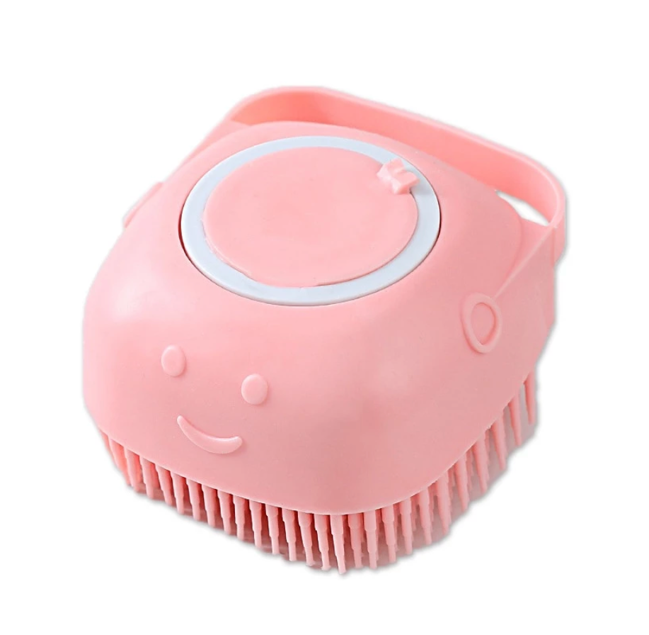 Soft Silicone Pet Bath Grooming Brush - Kimbowny Petstore