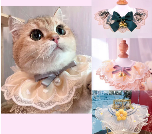 Pet Lolita Lace Collar - Kimbowny Petstore