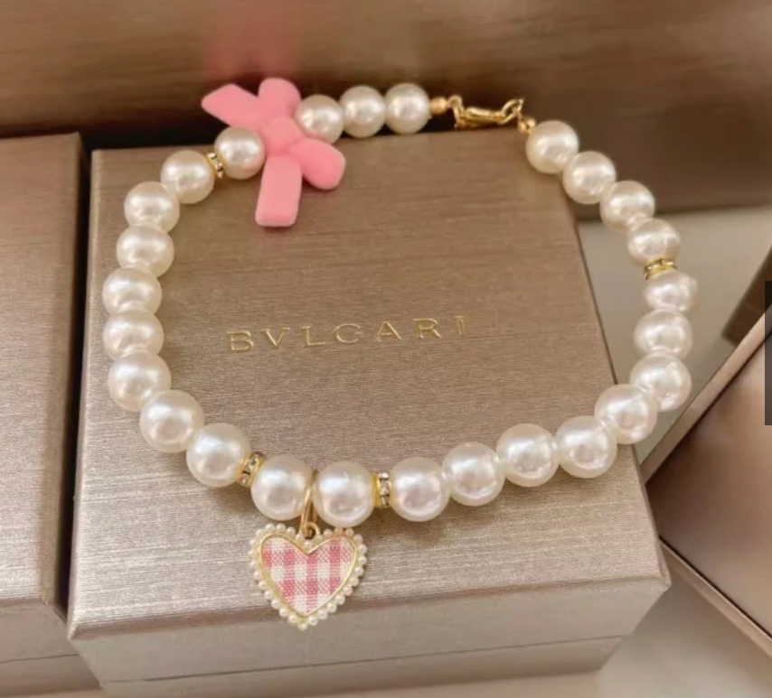 Elegant Pearl Pet Collar - Kimbowny Petstore