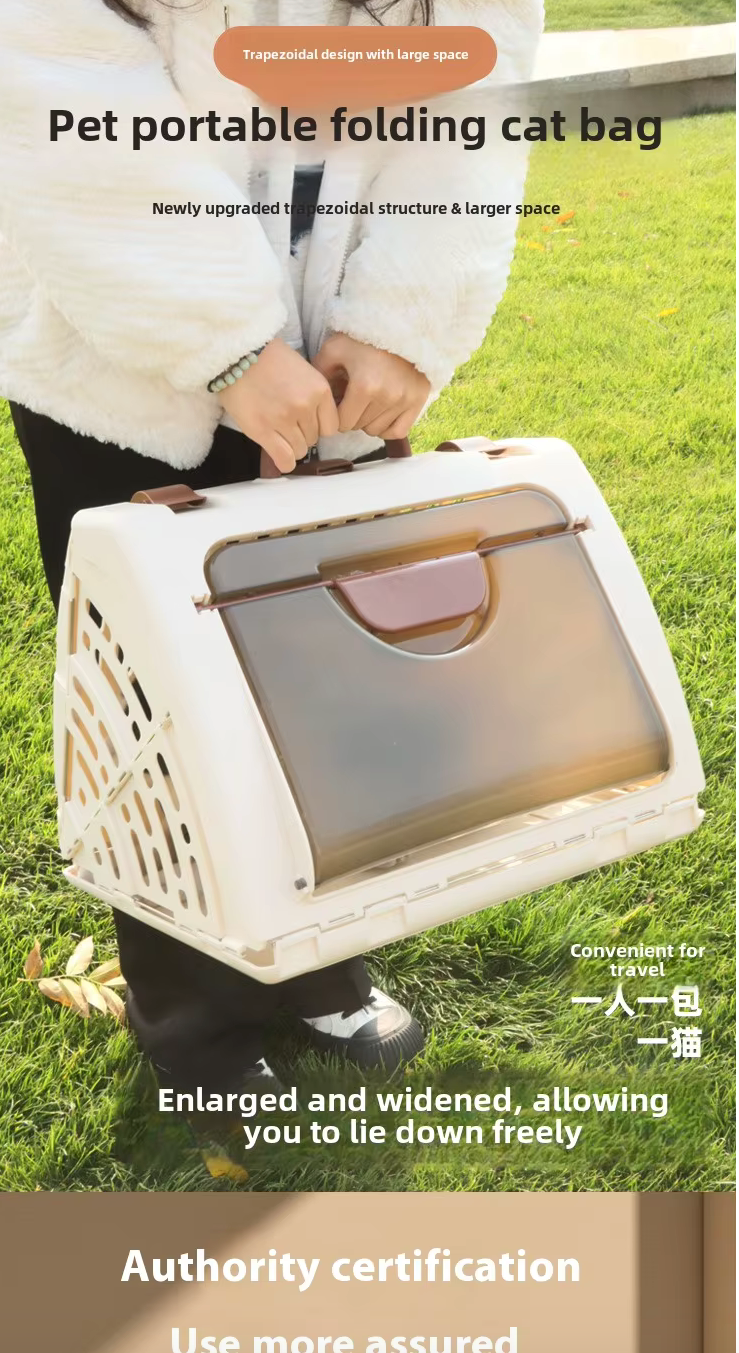 Foldable Pet Carrier - Kimbowny Petstore