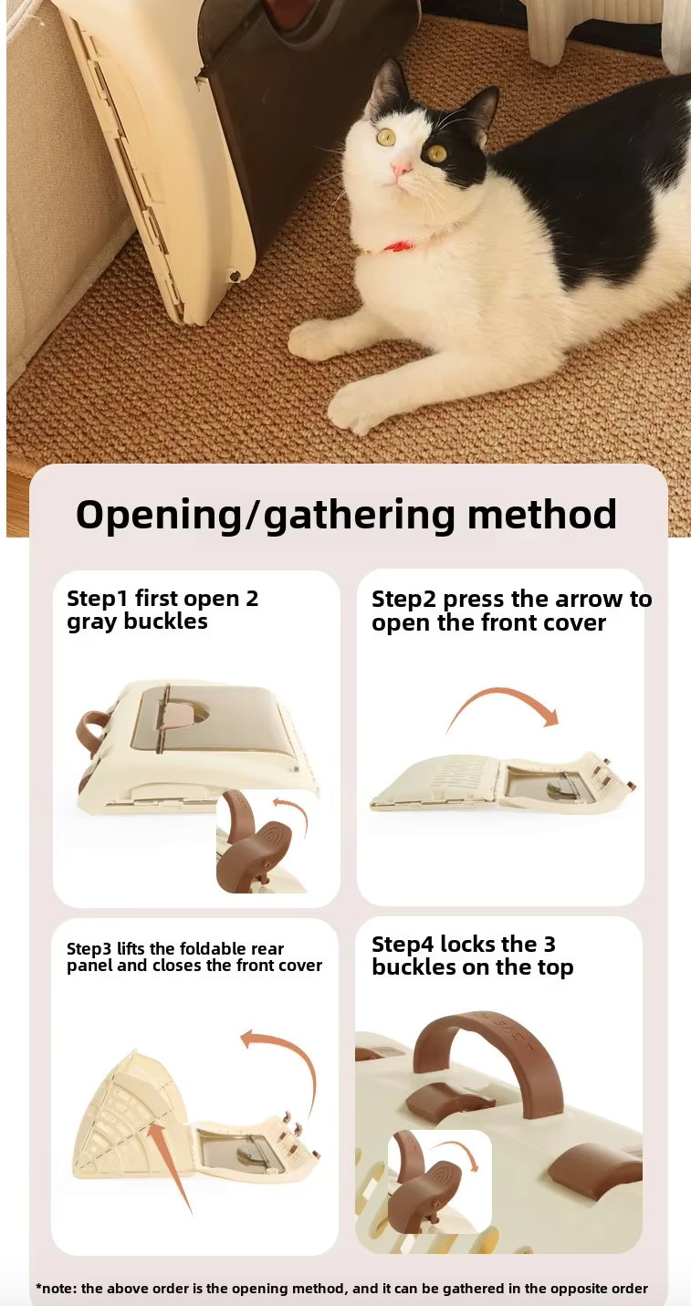 Foldable Pet Carrier - Kimbowny Petstore