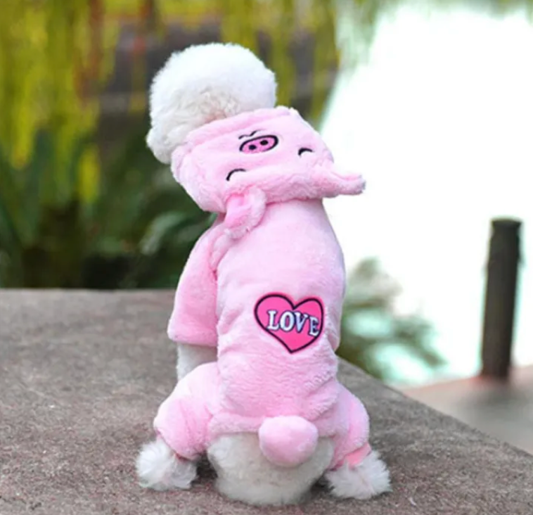 Adorable Pink Piggy Pet Costume (Medium) - Kimbowny Petstore