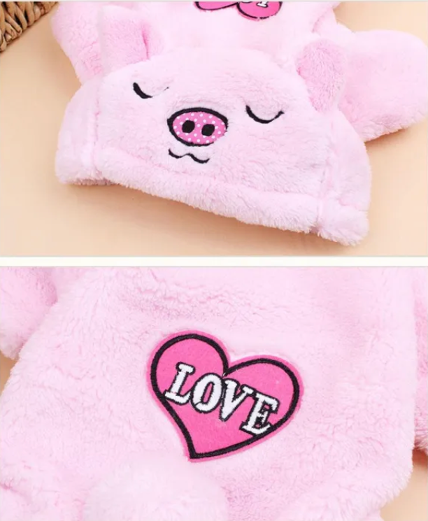 Adorable Pink Piggy Pet Costume (Medium) - Kimbowny Petstore