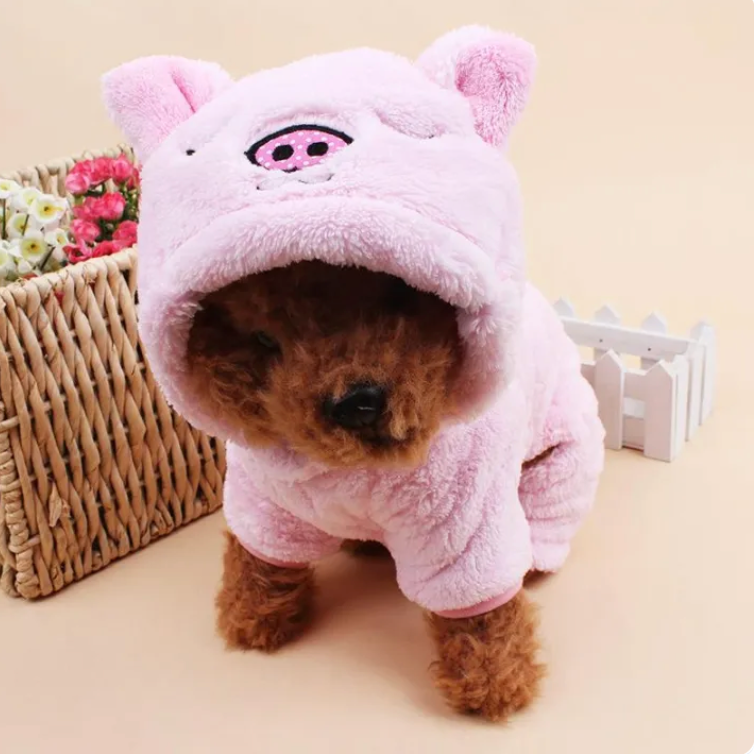 Adorable Pink Piggy Pet Costume (Medium) - Kimbowny Petstore