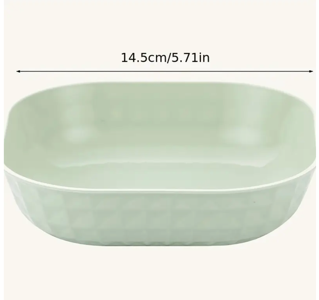 3pcs Leak-Proof Cat Bowls - Anti-Fatigue Health, Shallow Wide Kitten Dishes, Suitable for Indoor Cats, Pet Food Safety | Engraved Kitten Design | Durable