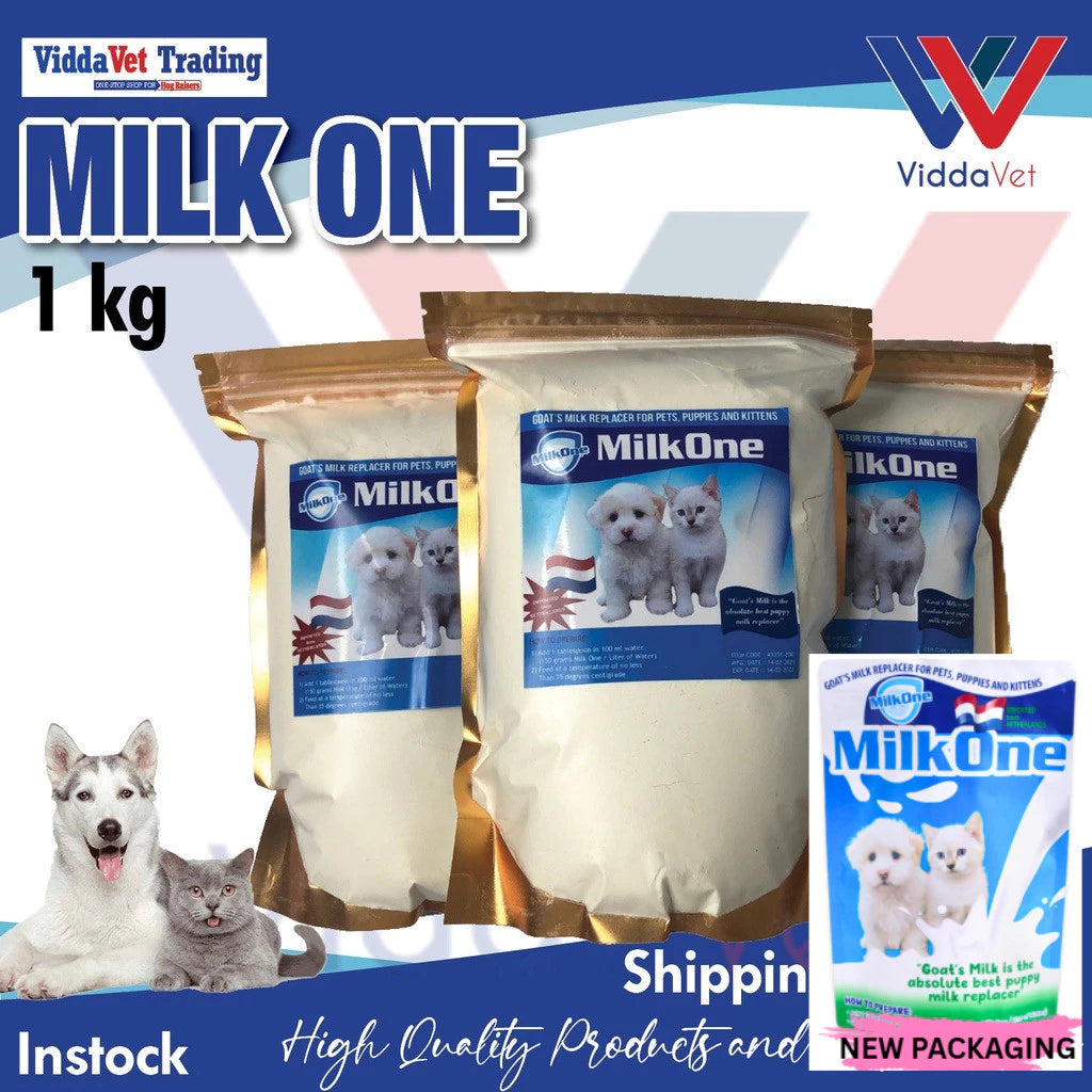 Milk one goat milk for puppy milk 1 kg Milk One Goat's Milk for Pets one goat milk replacer 1 kg