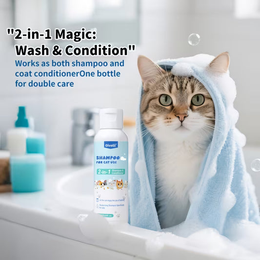 CAT SHAMPOO 2in1 - Kimbowny Petstore