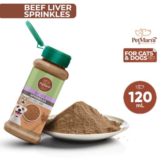 PetMarra Sprinkles for Cats and Dogs Beef Duck Salmon Flavor 120g Collection Appetite Booster Topper - Kimbowny Petstore