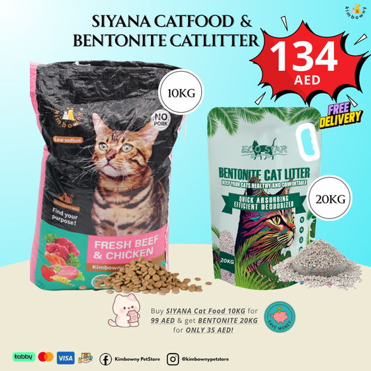 SIYANA CAT FOOD AND BENTONITE PROMO - Kimbowny Petstore