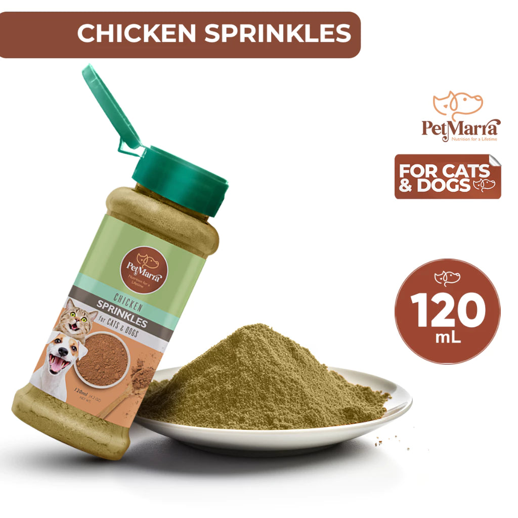 PetMarra Sprinkles for Cats and Dogs Beef Duck Salmon Flavor 120g Collection Appetite Booster Topper - Kimbowny Petstore