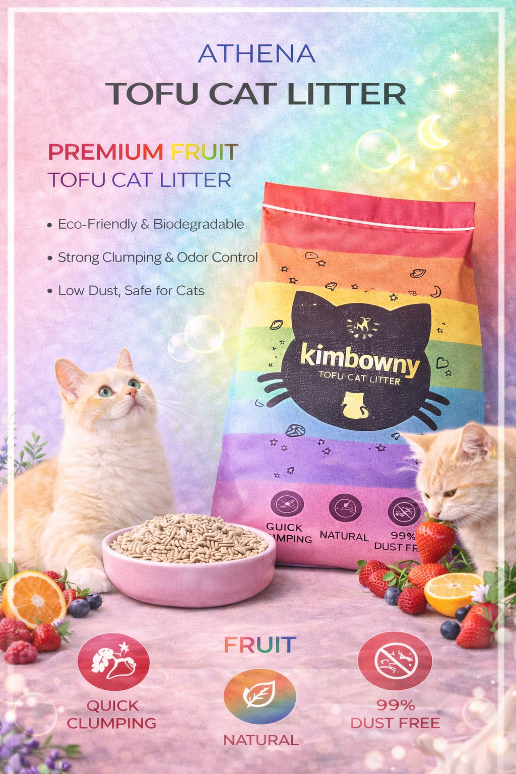 500KG Athena Tofu Cat Litter (Wholesaler)