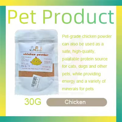Pet Chicken Liver Powder beef powder dog food cat food mix Powder Pet Nutritious Appetite Booster 30G