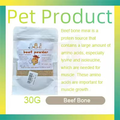 Pet Chicken Liver Powder beef powder dog food cat food mix Powder Pet Nutritious Appetite Booster 30G