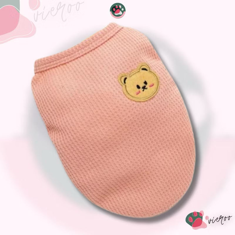 Pet Dog Clothes for Boy Female Puppy Shitzu Clothing Terno Cats Vest Breathe