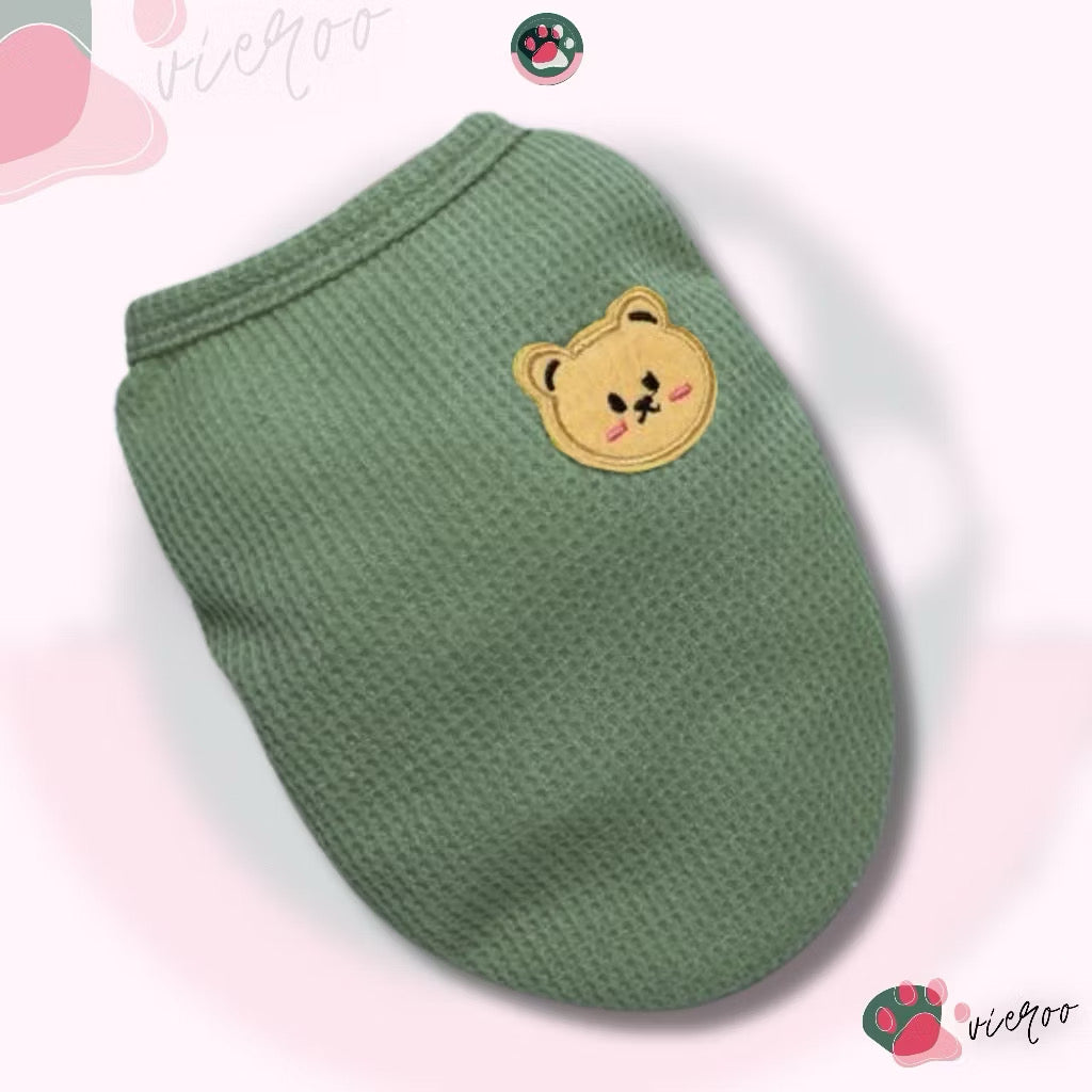 Pet Dog Clothes for Boy Female Puppy Shitzu Clothing Terno Cats Vest Breathe