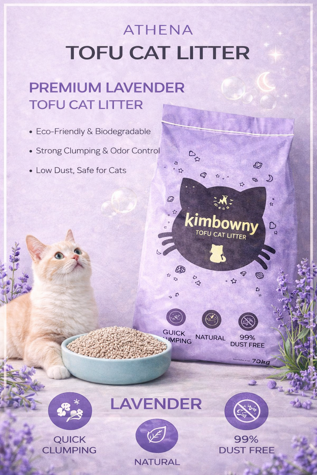 500KG Athena Tofu Cat Litter (Wholesaler)