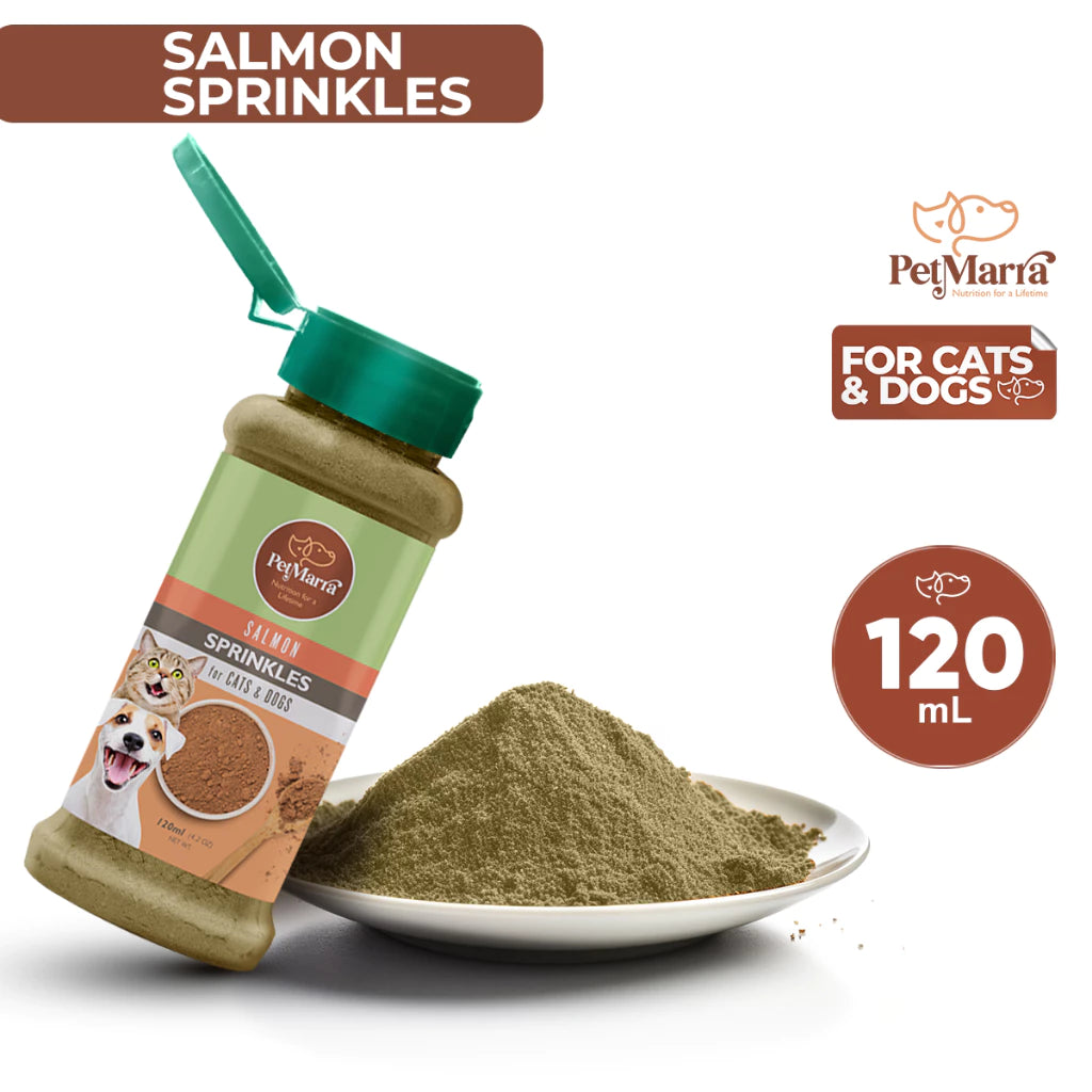 PetMarra Sprinkles for Cats and Dogs Beef Duck Salmon Flavor 120g Collection Appetite Booster Topper - Kimbowny Petstore