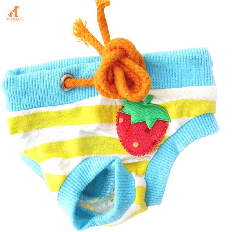 Pet Physiology Washable Pants Dog Cat Pants Diaper Pet Physiology Pants Mother Dog Pants (MEDIUM SIZE)