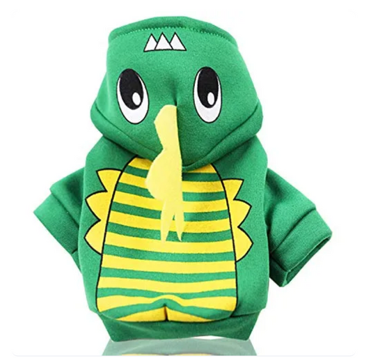 Cute Dinosaur Pet Hoodie (Medium) - Kimbowny Petstore