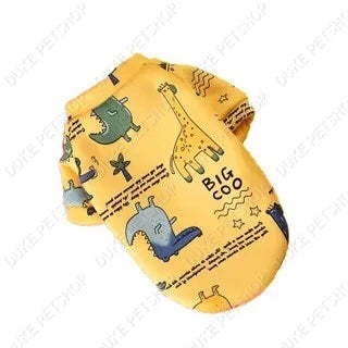 Cartoon Pet Clothes Dog Puppy Clothes Plus Fleece Sweater Dog Shirt Cat Pullover Autumn and Winter