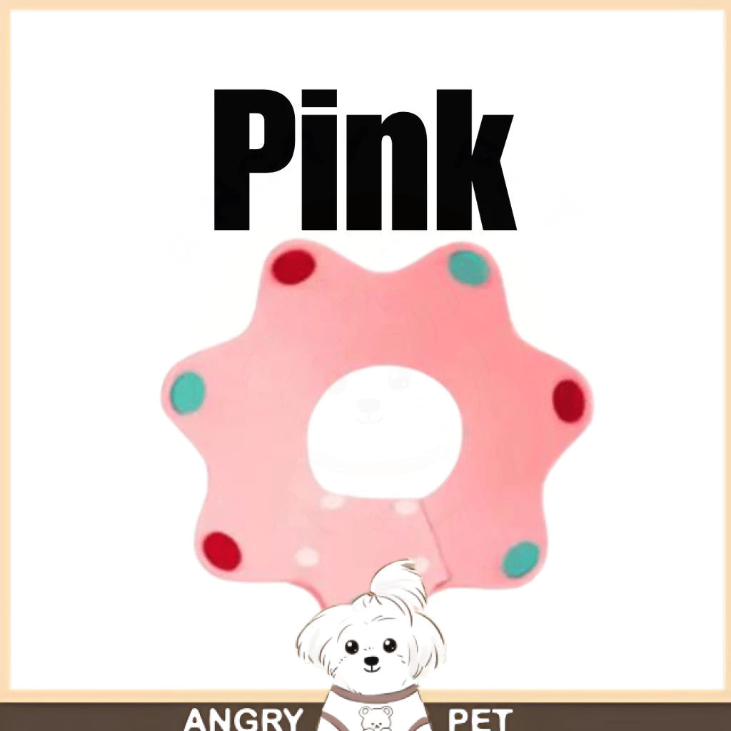 Cat Recovery Collar Cute Pet Elizabeth Cone E-Collar Safety Collar Circle Pet Head Cover Bite