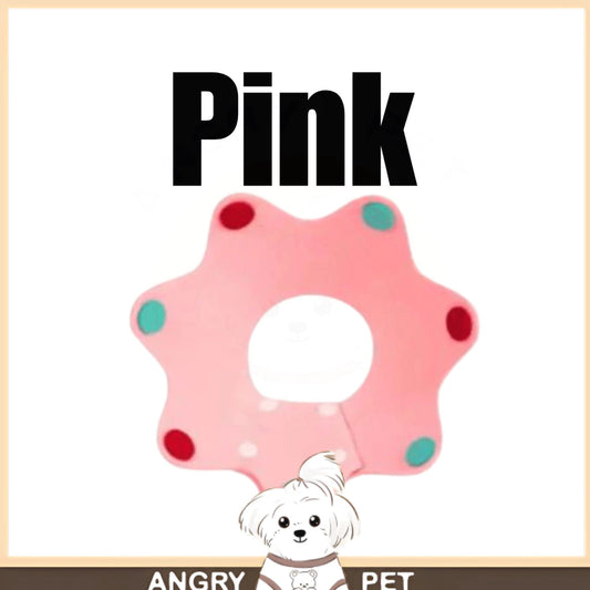 Cat Recovery Collar Cute Pet Elizabeth Cone E-Collar Safety Collar Circle Pet Head Cover Bite - Kimbowny Petstore