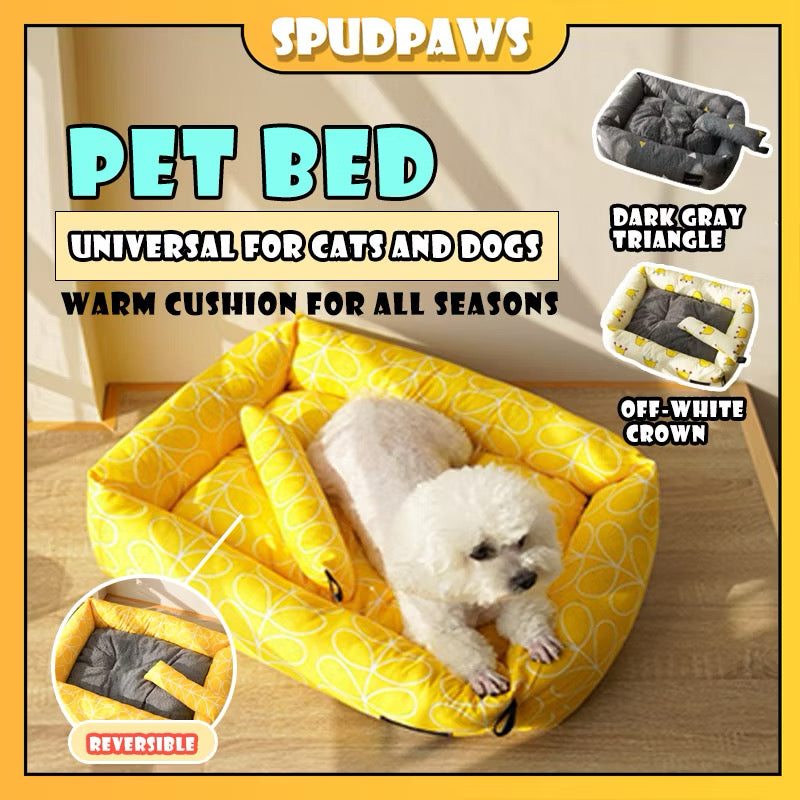 YELLOW BED REVERSABLE